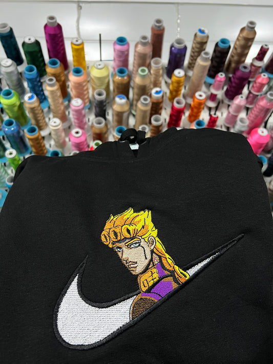 Giorno Giovanna JoJo's swoosh