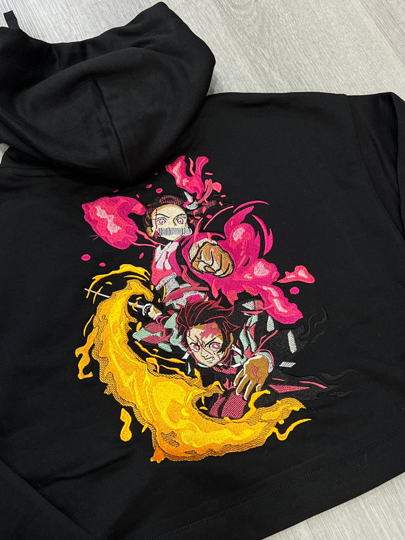 TanjiroNezuko Demon Slayer              Extra Grande + bordado delante