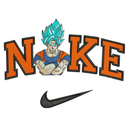 Goku ssj blue swoosh