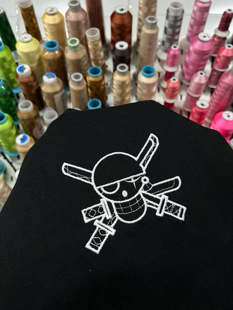 Zoro Minimalist One Piece (Extra Grande) + bordado delante