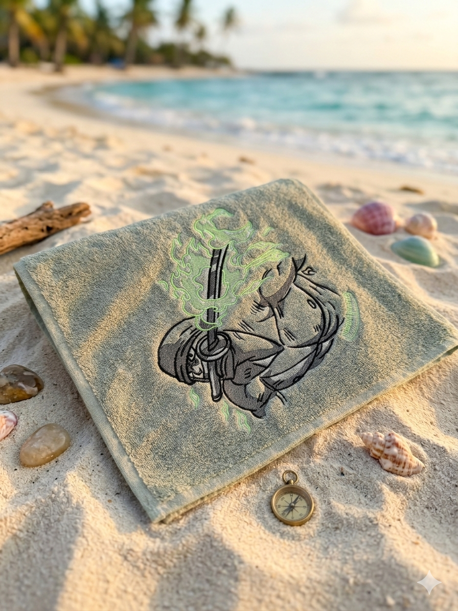 Pack Verano Anime: Bañador ECO Personalizable + Toalla Bordada
