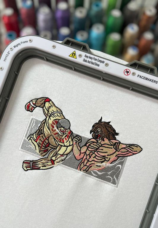 Eren vs Reiner Shingeki / Attack On Titan