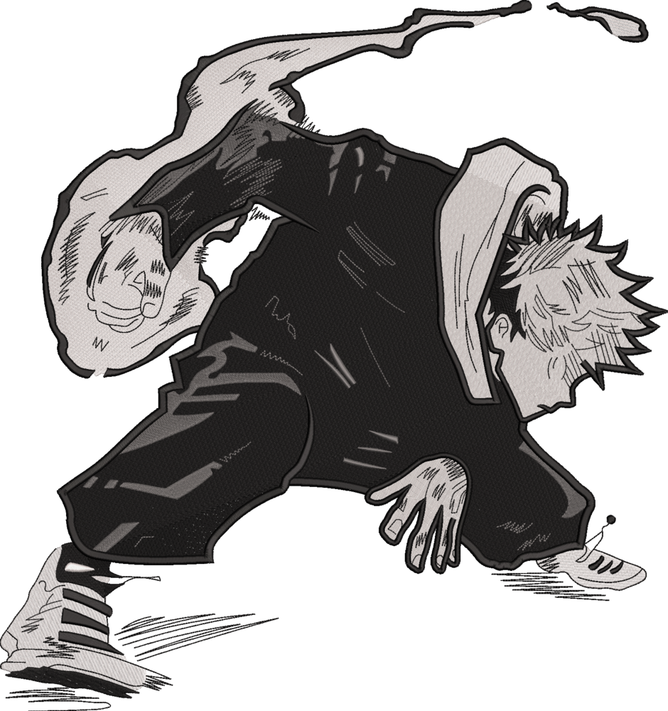 Itadori Black & White Jujutsu Kaisen – Hoodie Hunters