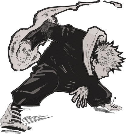 Itadori Blanco & Negro Jujutsu Kaisen