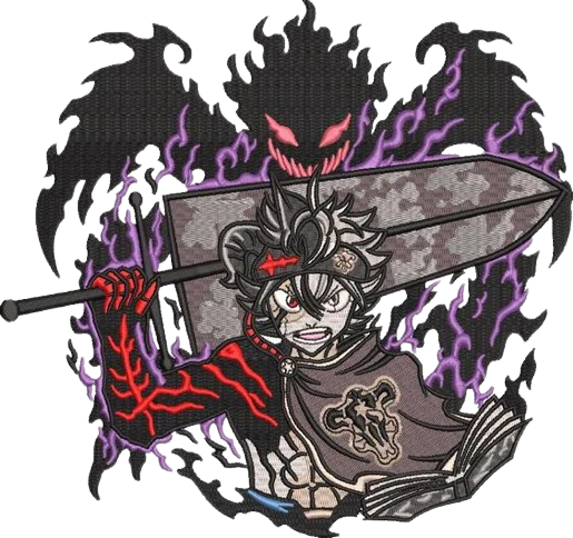 Asta demonio Black Clover sudadera