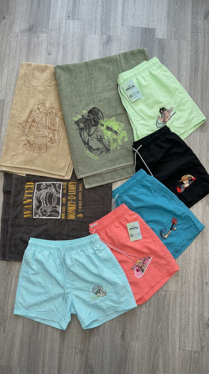 Pack Verano Anime: Bañador ECO Personalizable + Toalla Bordada