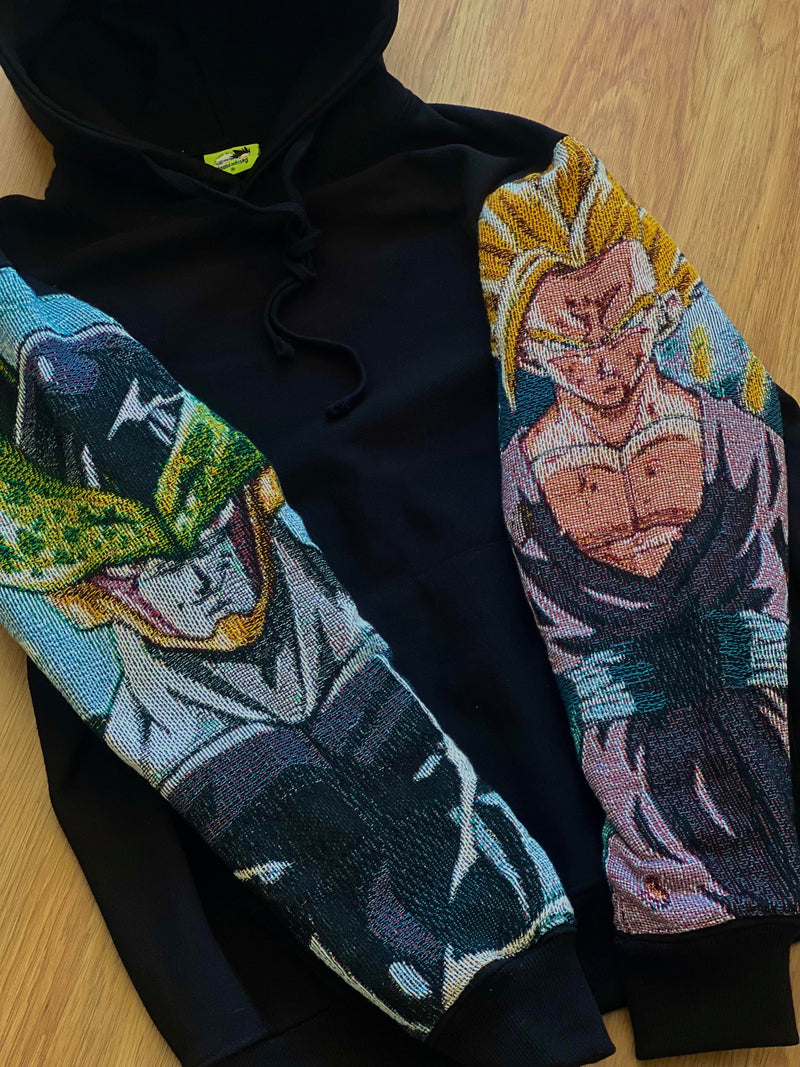 Gohan SSJ2 & CELL Tapestry Hoodie