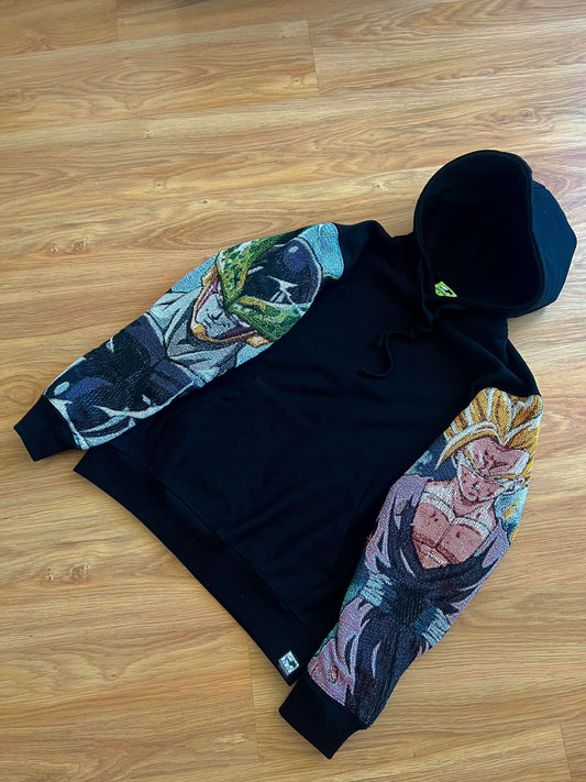 Gohan SSJ2 & CELL Tapestry Hoodie + GIFT